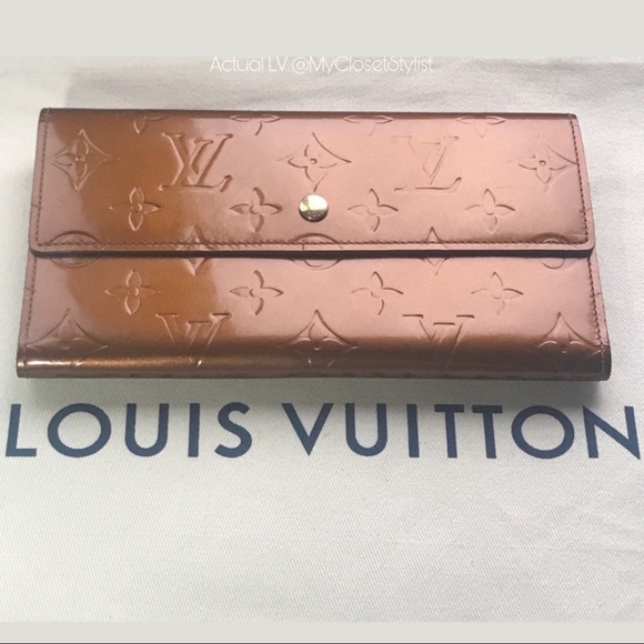 Louis Vuitton Handbags - LOUIS VUITTON AUTHENTIC Vernis Logo Bronze Wallet